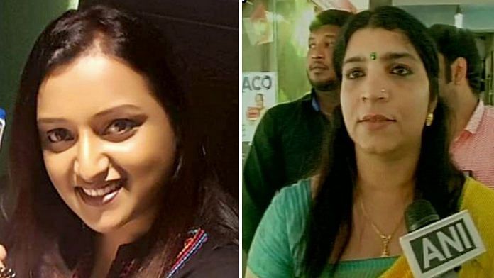 Gold scam prime accused Swapna Suresh and solar scam accused Saritha Nair | ANI