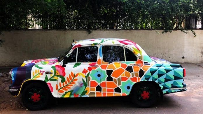 The Ambassador car belonging to Ranjit Malhotra of Chandigarh | By special arrangement
