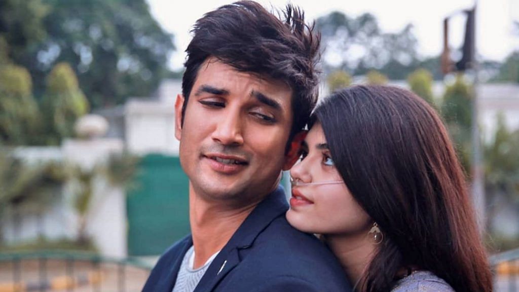 A still from Dil Bechara, starring Sushant Singh Rajput and Sanjana Sanghi | Twitter