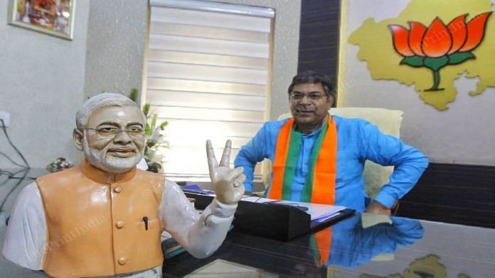Rajasthan BJP chief Satish Poonia | Praveen Jain | ThePrint