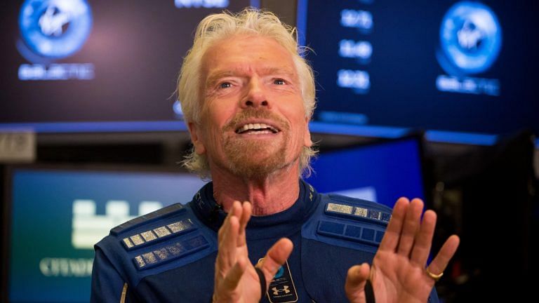 Richard Branson takes off for space in test flight for ‘final frontier’ tourism