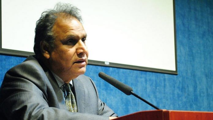 A file photo of former UGC chairman Sukhadeo Thorat. | Photo: Commons