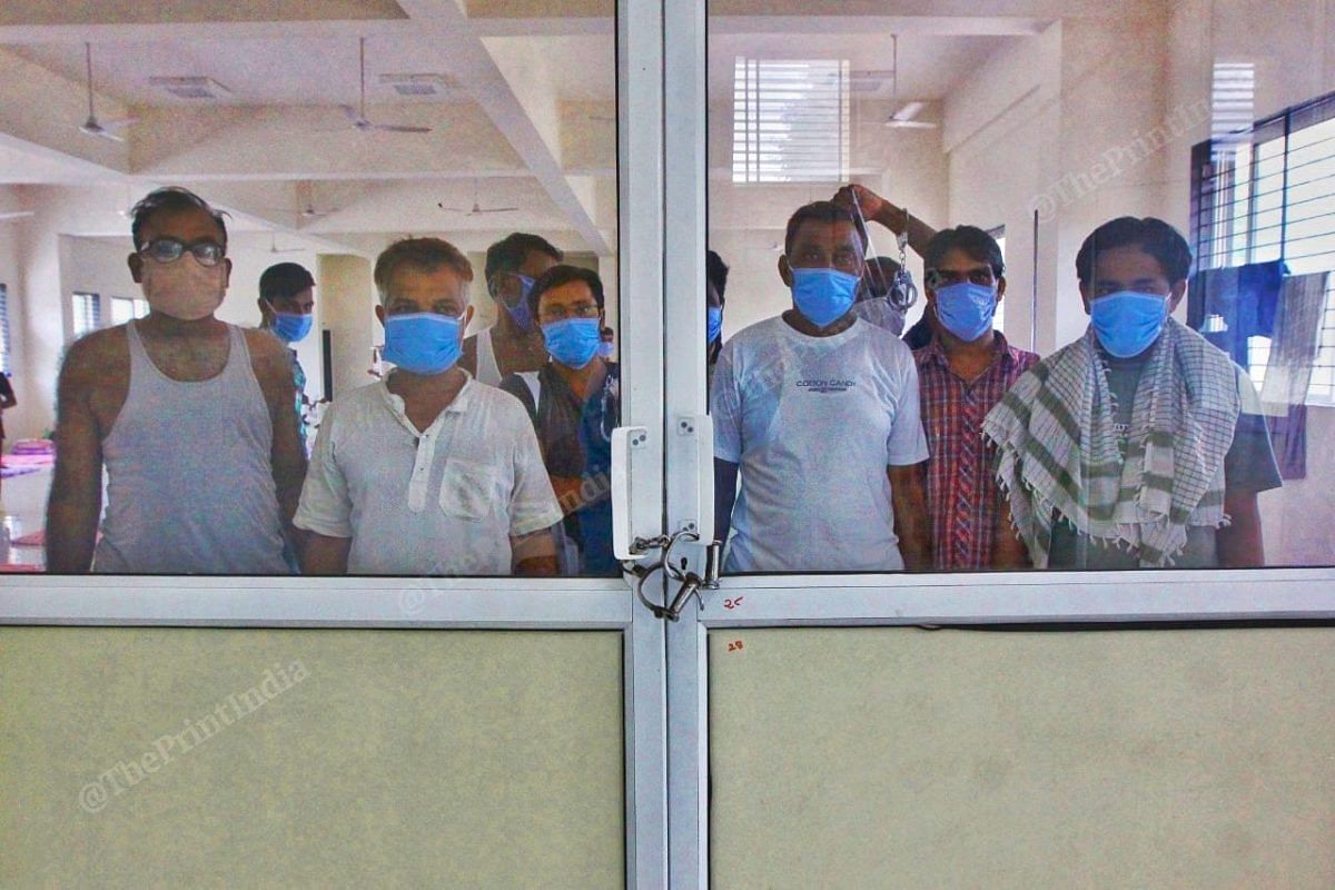 The patients are locked inside a room in the guest house | Photo: Praveen Jain | ThePrint