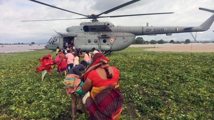 Indian Air Force airlifts flood-affected people in Sehore on Sunday | ANIPix