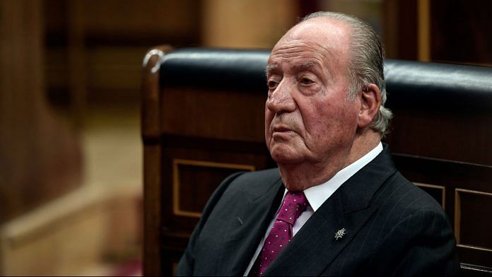 Spain´s former King Juan Carlos. | Photographer: Oscar Del Pozo | Bloomberg via AFP via Getty Images