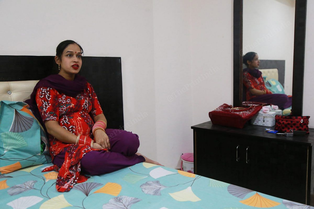 Heavily pregnant , Kuljeet Kaur came to Delhi in the second batch of evacuees. She said that she is happy that she will give birth to her child in India. | Manisha Mondal | ThePrint