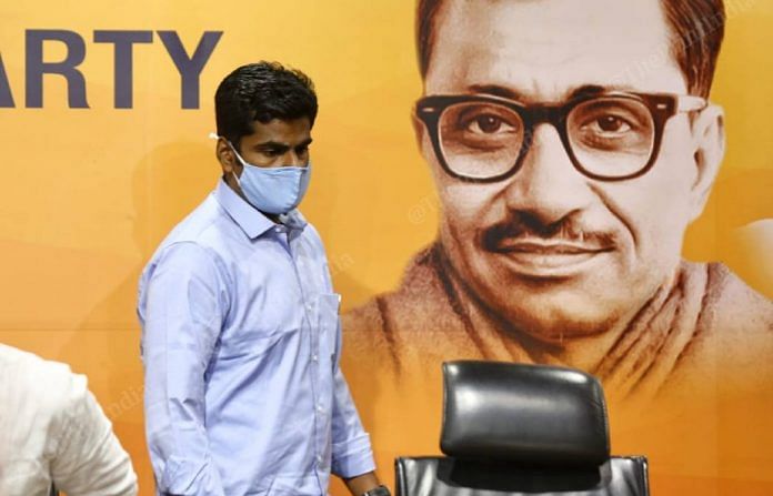 Former IPS officer Annamalai Kuppuswamy joined the BJP in Delhi Tuesday | Suraj Singh Bisht | ThePrint