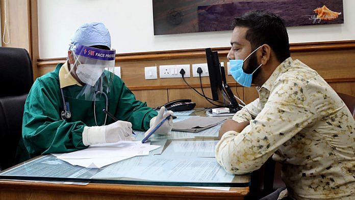 A doctor wearing a face shield | Representational image: ANI