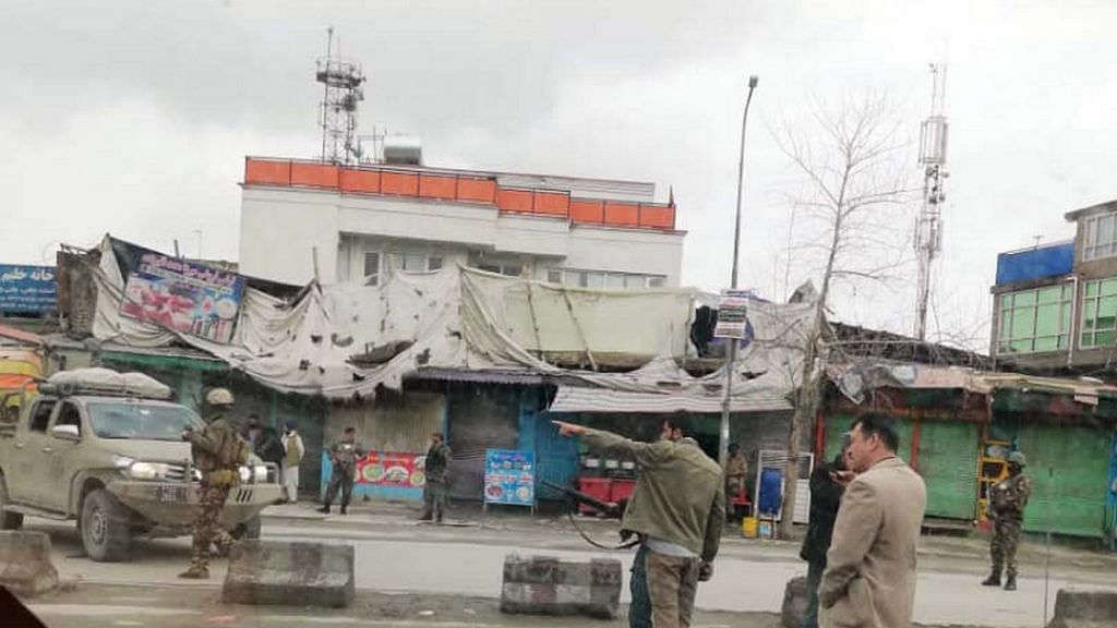 The gurudwara in Kabul that was bombed in March | Photo: ANI