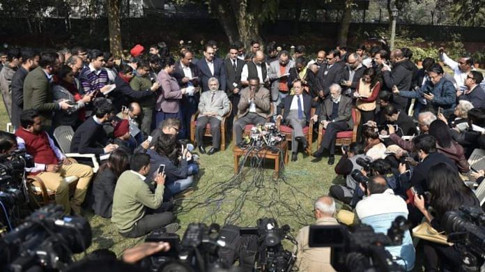 The 2018 press conference by four SC judges | PTI