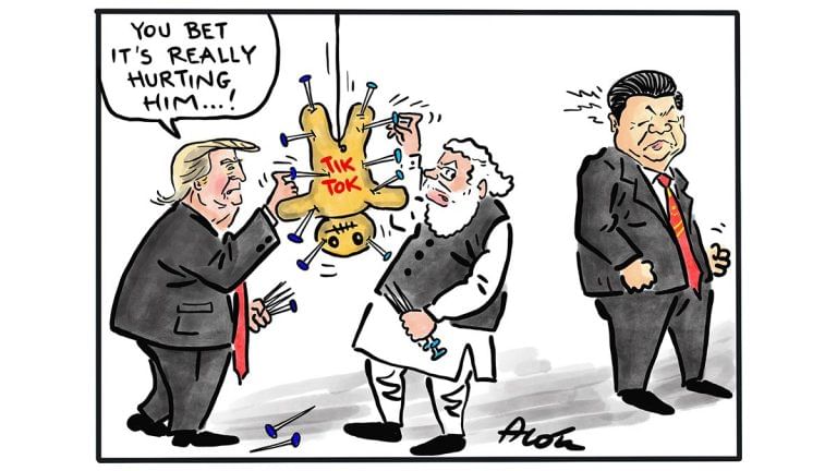 Trump-Modi’s ‘TikTok’ tactics against China, and India’s ‘real’ Covid graph