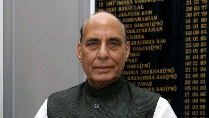 The negative import list for defence systems was unveiled by Rajnath Singh Sunday | File photo: ANI