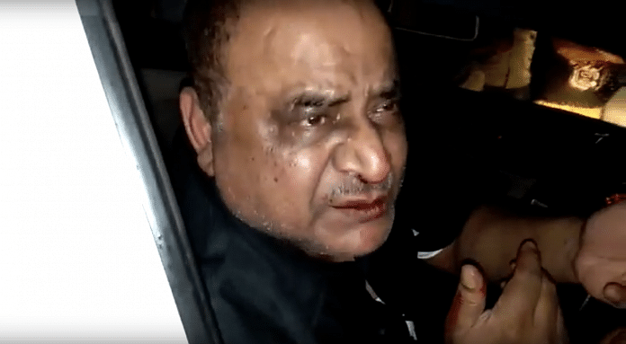 File image of Hemant Kalson after he was assaulted in a road rage incident | YouTube File
