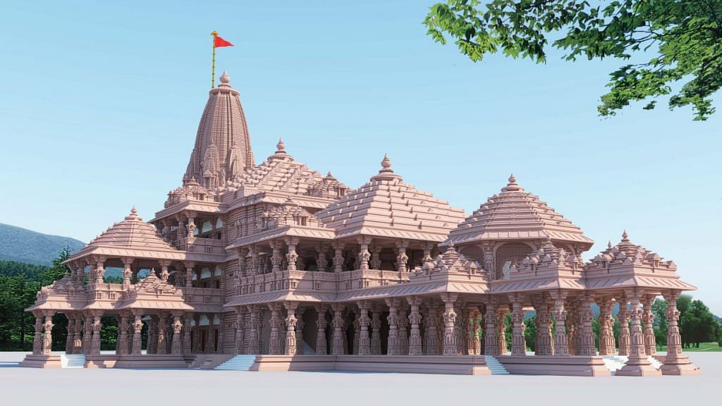 A 3-D image of the proposed Ram Mandir at Ayodhya | By special arrangement