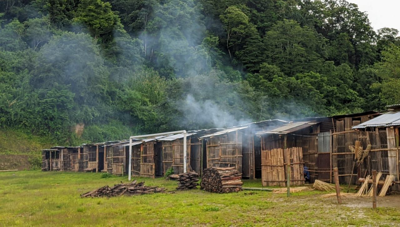 The 14 huts at the creativity hub have been made with locally sourced bamboo | Yimkumla Longkumer | ThePrint