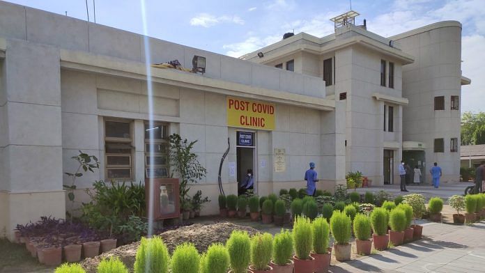 The post-Covid clinic at Delhi's Rajiv Gandhi Super Speciality Hospital | Photo: Simrin Sirur | ThePrint