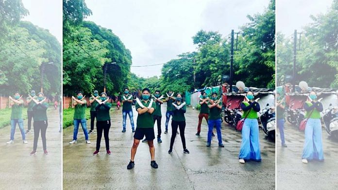 Some members of the Robin Hood Army who have been working on Mission 30 Million, its initiative to feed people during the pandemic | Photo via Instagram