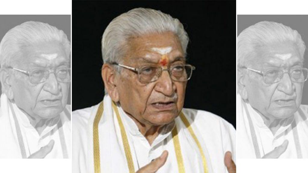 A file photo of former VHP chief Ashok Singhal. | Photo: Commons