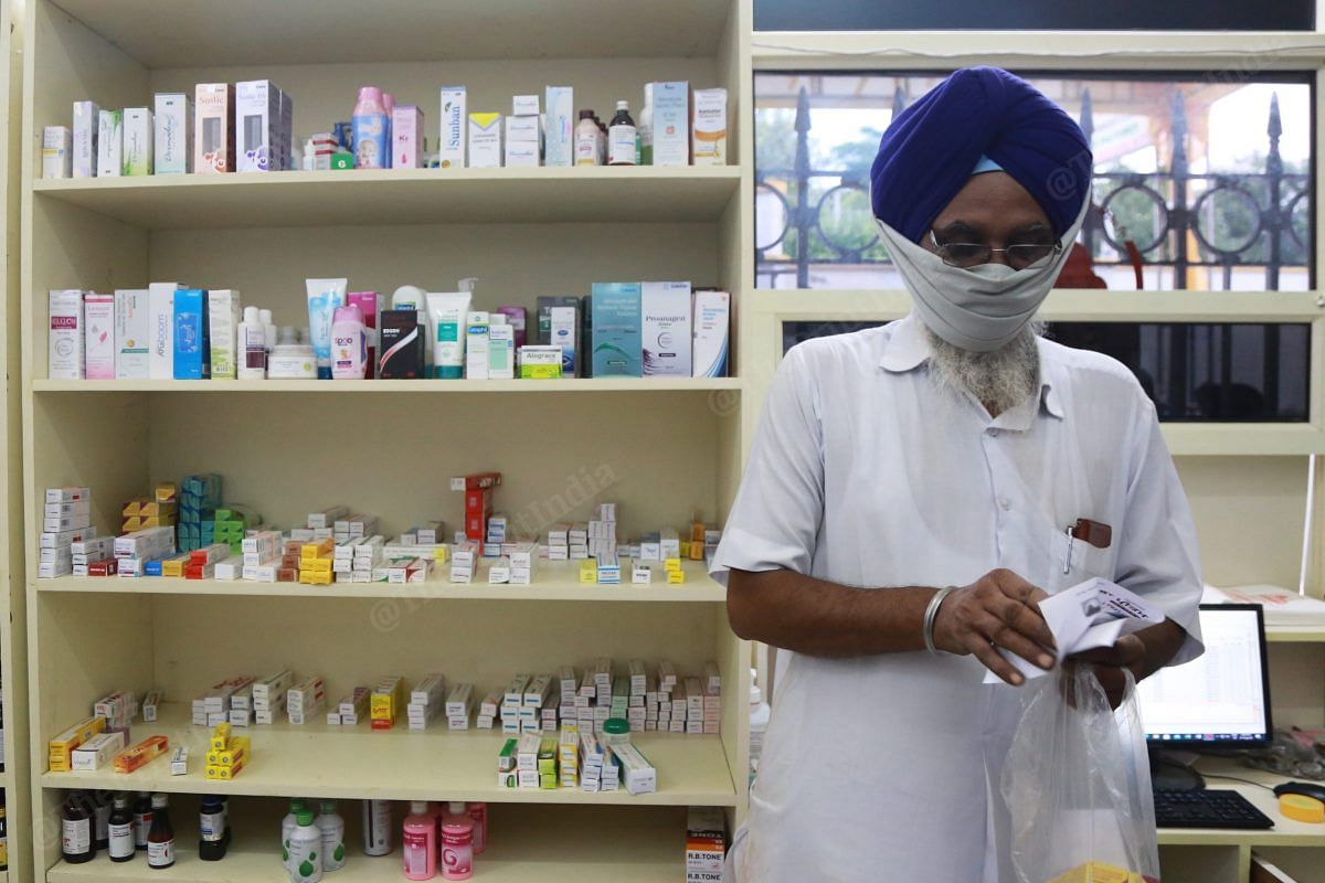 Medicines are also available if an individual asks for it | Photo: Manisha Mondal | ThePrint