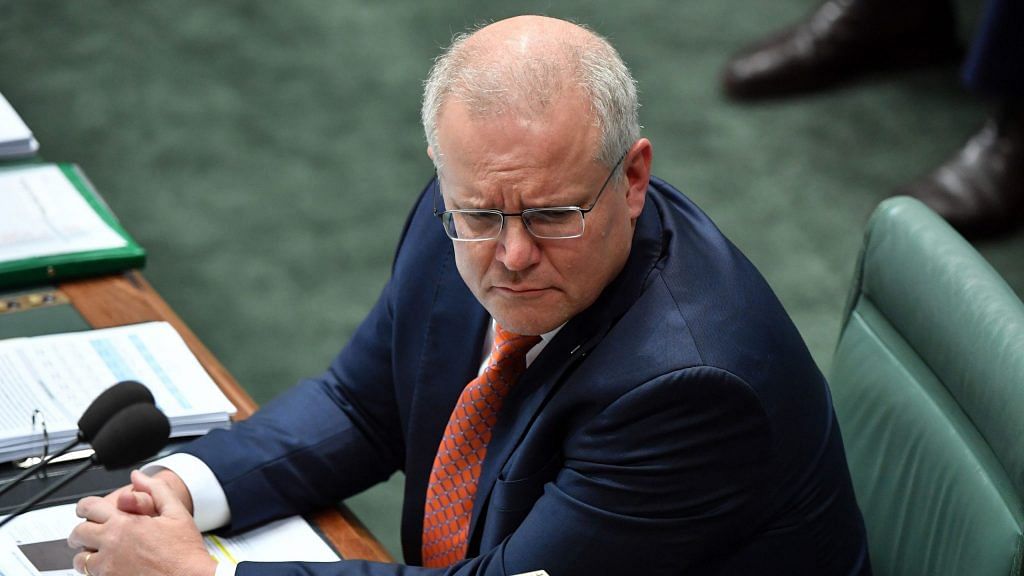 Prime Minister Scott Morrison during Question Time in the House of Representatives at Parliament House on August 26, 2020 in Canberra, Australia | (Photo by Sam Mooy | Getty Images