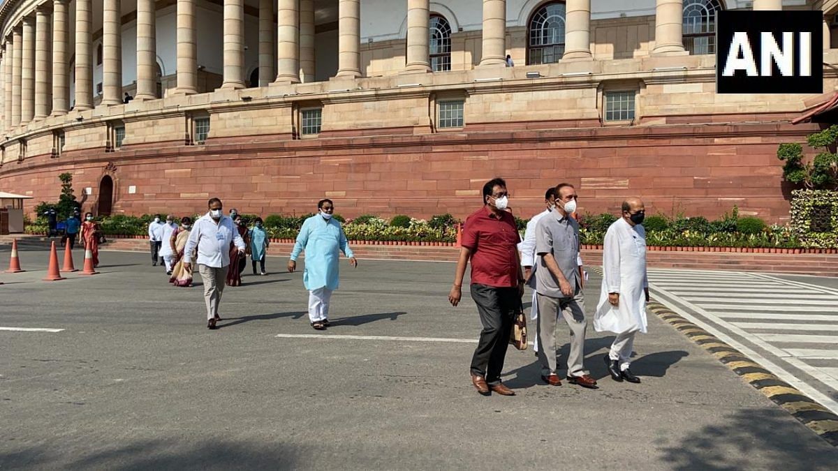 8 Suspended Rajya Sabha MPs Call Off Protest To Join Opposition's ...