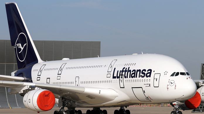 File photo of Lufthansa aircraft | Twitter/@JetPhotos