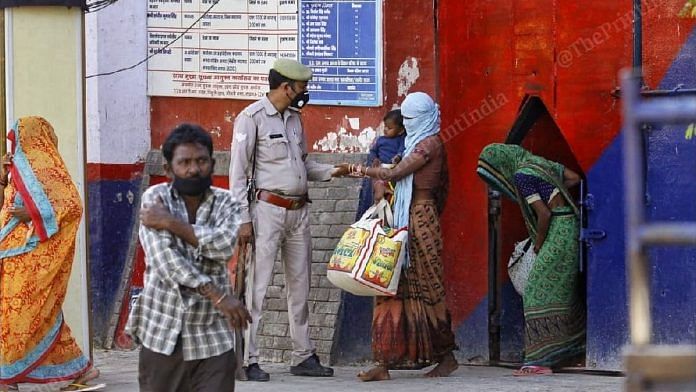 Representational file image of people walking out of Agra district jail | Photo: Praveen Jain | ThePrint