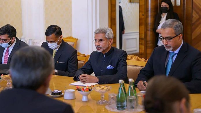File photo | External Affairs Minister S. Jaishankar during a meeting with Russian counterpart Sergey Lavrov, in Moscow | PTI