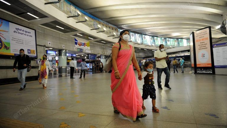 Delhi Metro sees few commuters on Day 1 of reopening after lockdown, strict rules in place
