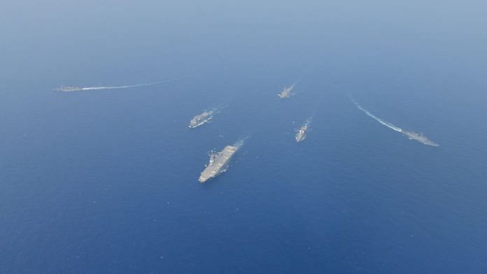 Indian Navy warships | Representational image | Twitter | @indiannavy