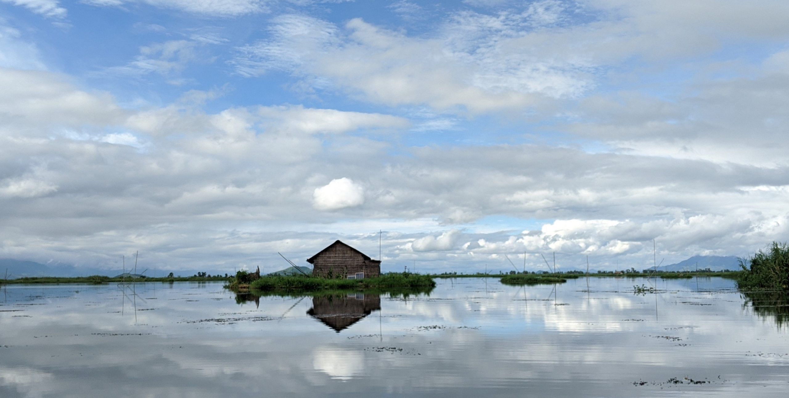 Pic 3: The floating huts are built on a floating masses of vegetation called as 'phumdis'  | Yimkumla Longkumer | ThePrint