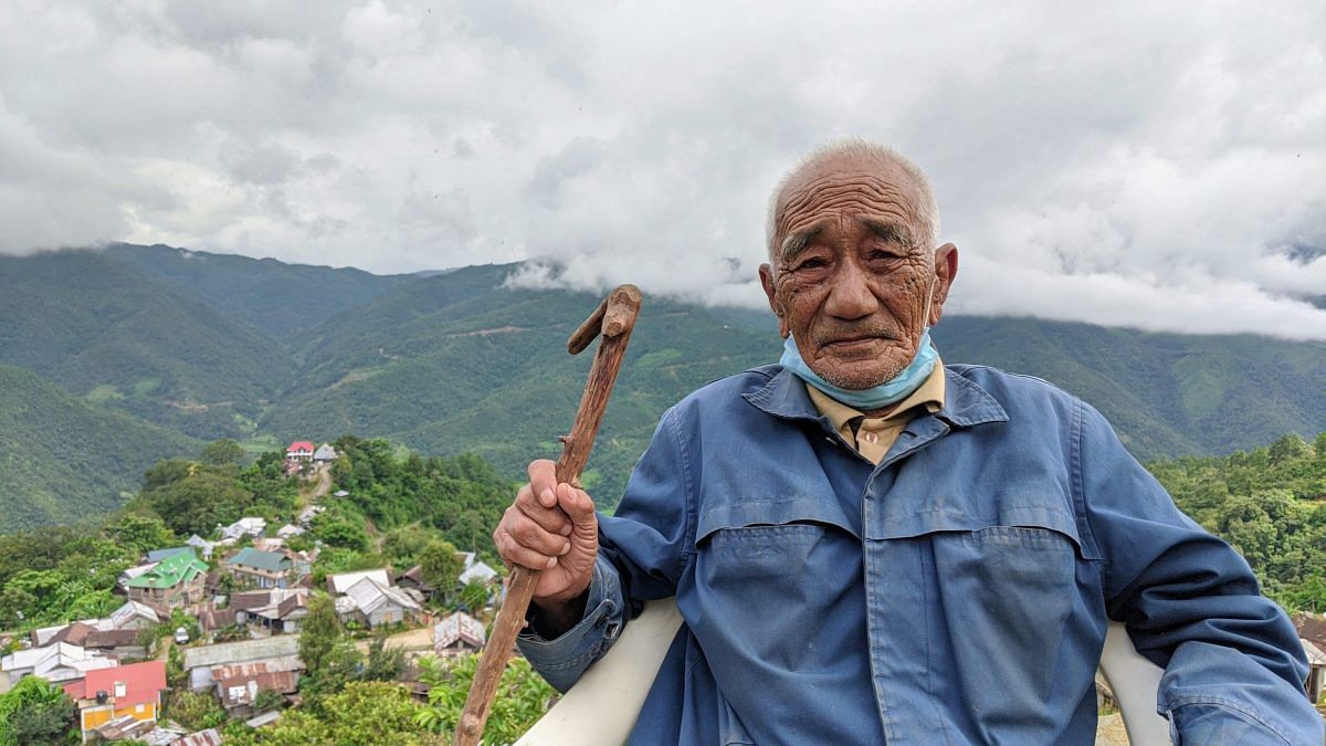 86-year-old Akham Ruivah, a village elder and former member of the Naga National Council | Yimkumla Longkumer | ThePrint