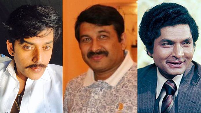 Actors Ravi Kishan, Manoj Tiwari and Asrani | ThePrint team
