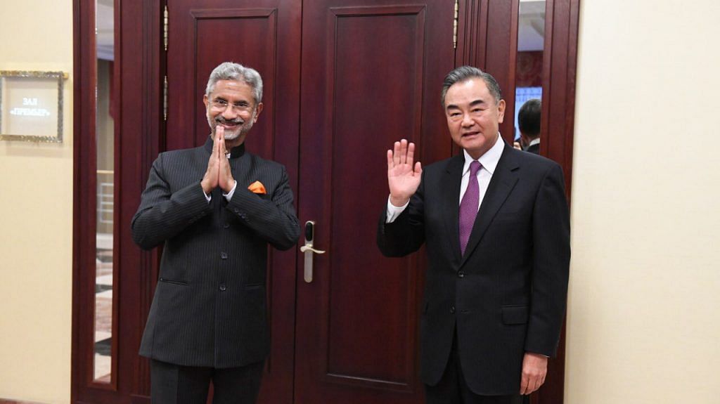 External Affairs Minister S. Jaishankar and Chinese State Councillor and Foreign Minister Wang Yi