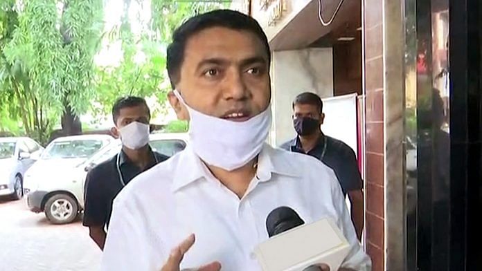 File photo of Goa CM Pramod Sawant in Panaji