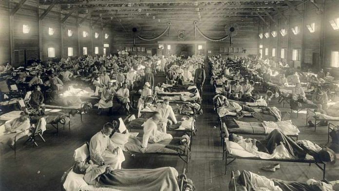 Patients under treatment during the Spanish Flu pandemic, which lasted from 1918-1920 | Representational photo | Commons