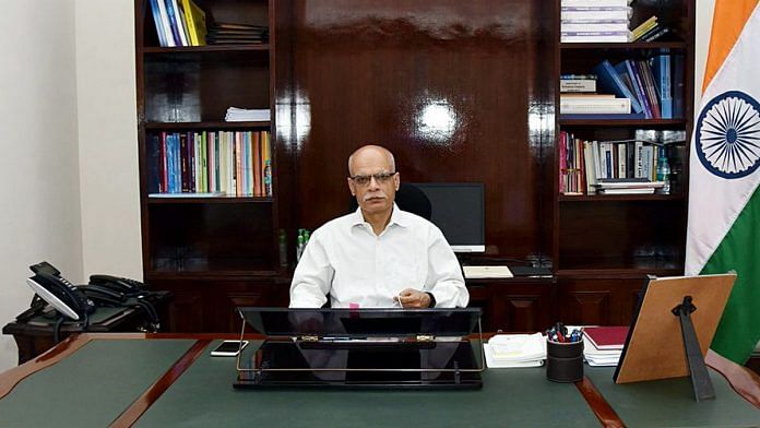 File image of Department of Economic Affairs Secretary Tarun Bajaj | Photo: ANI