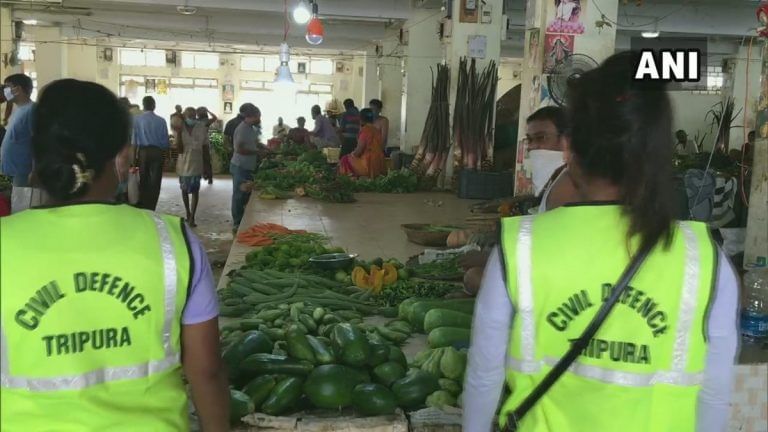 Tripura deploys ‘civil defence volunteers’ in markets to ensure Covid measures are followed