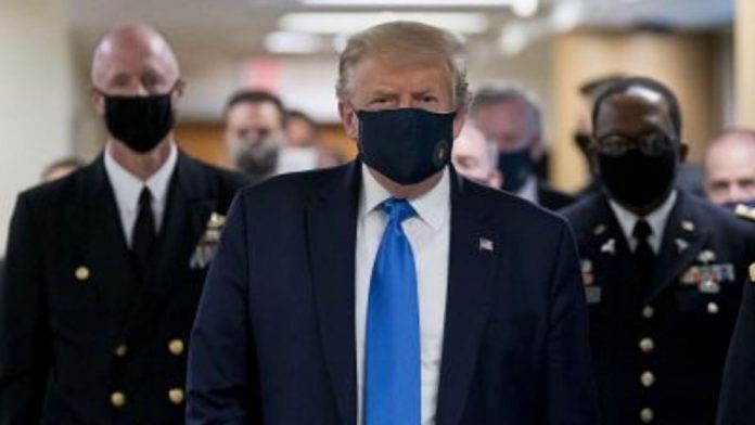 A file photo of Donald Trump at Walter Reed National Military Medical Center in Bethesda, Maryland | Chris Kleponis | Bloomberg