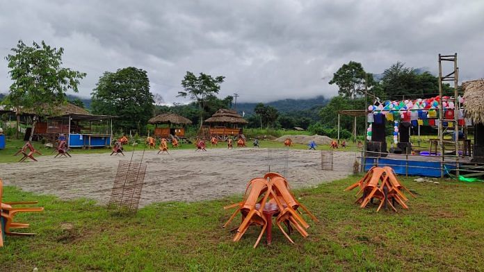 The Humgo Rigo Resort near Aalo town where the party was held Saturday | By special arrangement