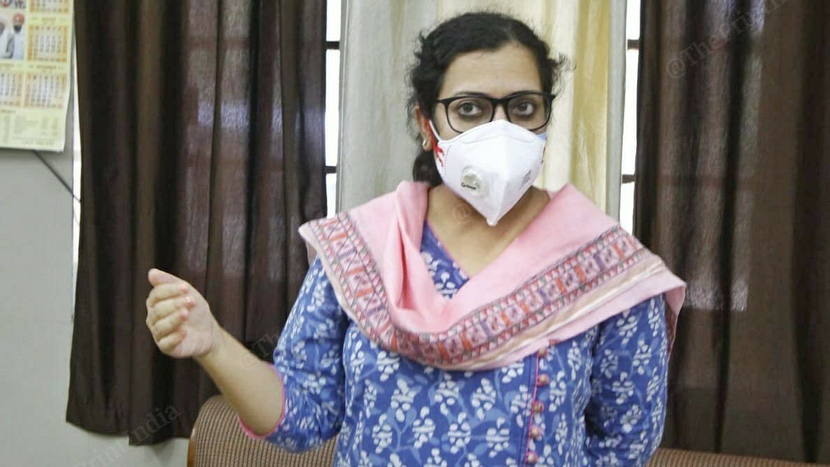 Dr. Surbhi Malik, the IAS officer in charge of Covid-19 section at the Rajindra Hospital in Patiala | Photo: Pravin Jain | ThePrint