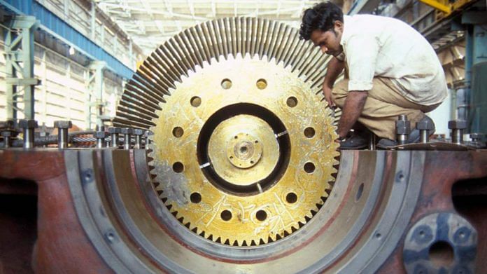 Representational image of a worker at a factory in India | Flickr