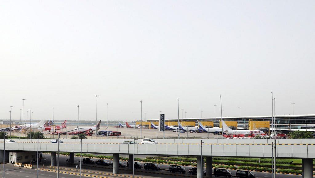 File photo of aircraft at Indira Gandhi International Airport in New Delhi | Photo: T. Narayan | Bloomberg