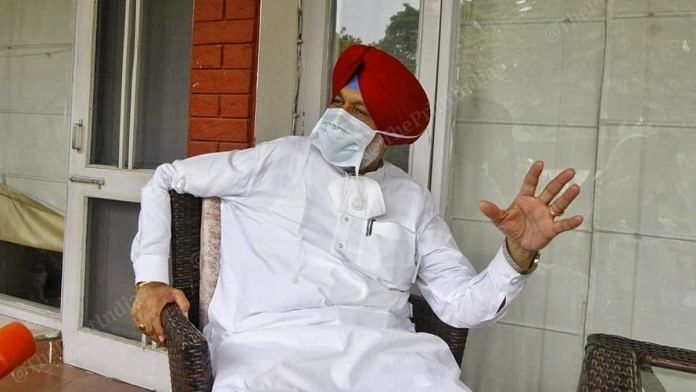 Punjab Health Minister Balbir Singh Sidhu in Chandigarh. | Photo: Praveen Jain/ThePrint
