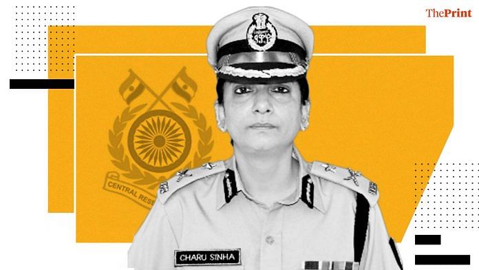 IPS officer Charu Sinha | Photo credit: CRPF