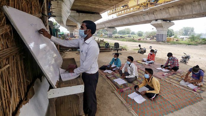 Covid-19 has severely impacted the education of children in India, especially those without access to online tools (for representation) | Photo: ANI