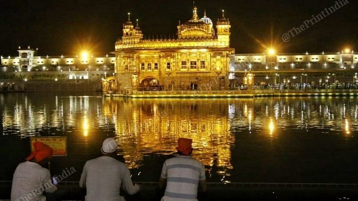 The Golden Temple in Amritsar, Punjab. | Photo: Praveen Jain/ThePrint