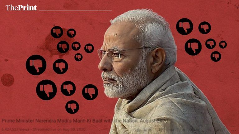 More dislikes than likes for Modi live streams — what stats show and how BJP sees it