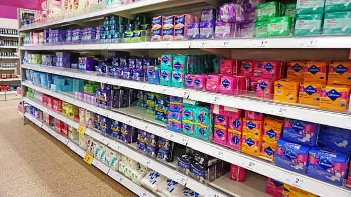 Sanitary pads in a store (representational image) | Commons