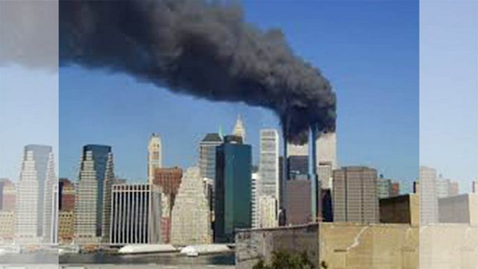 File photo of the World Trade Center under attack on 11 September 2001 | Commons